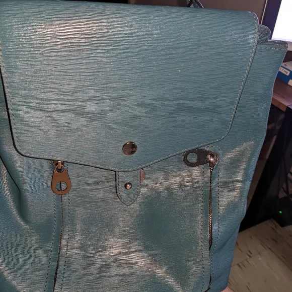 Lodis Bel-Air Odie teal colored backpack - Picture 10 of 15